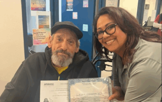 Client and Program Specialist Holding ID Documents